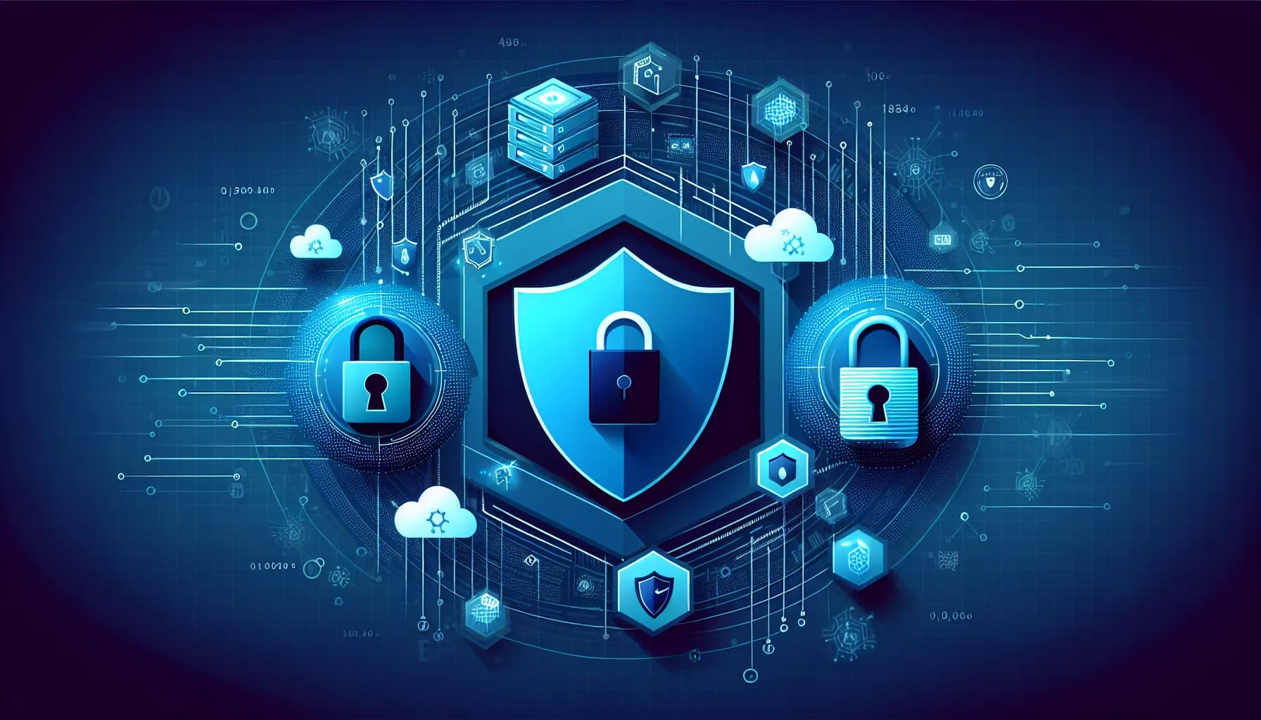 Illustration for Common M2M Security Vulnerabilities and How to Fix Them - Security and Cybersecurity concept visualization