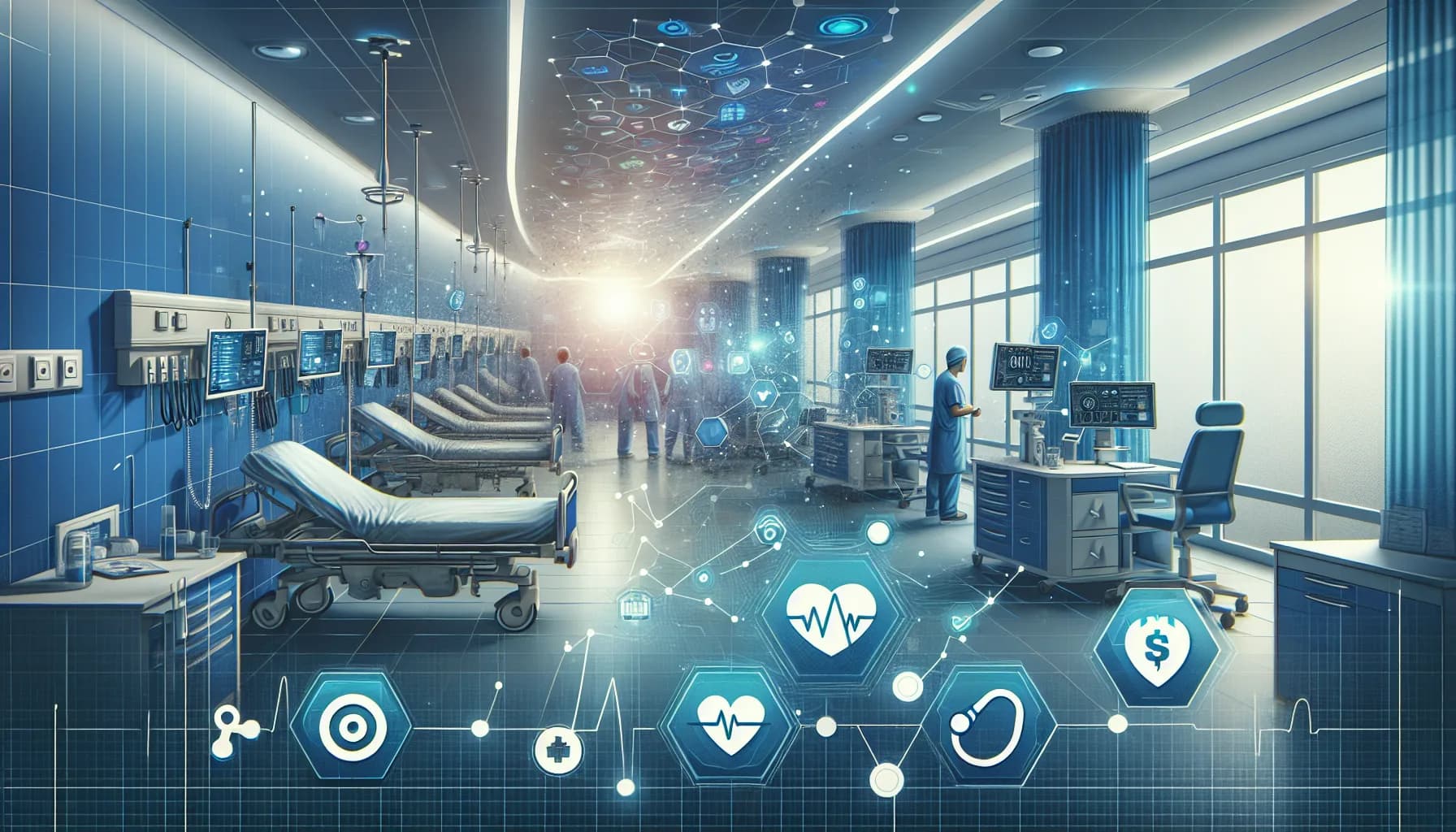 Illustration for IoT Medical Device Connectivity: Challenges and Solutions - Healthcare and Remote Monitoring concept visualization