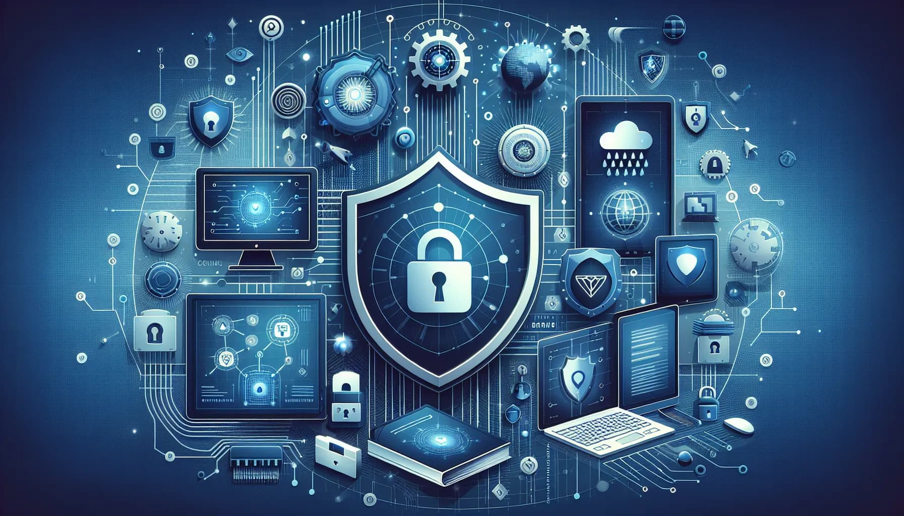 Illustration for Secure Boot and Firmware Updates for M2M Devices - Security and Cybersecurity concept visualization