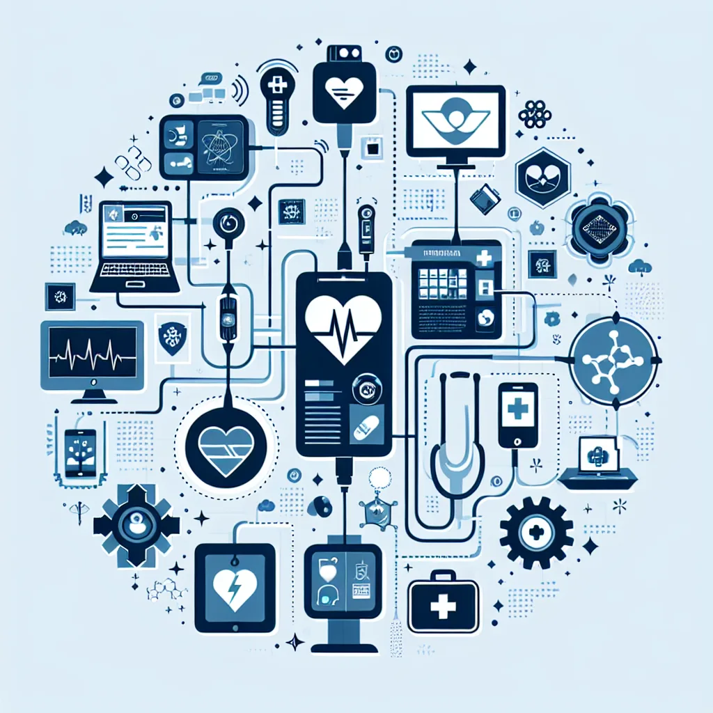 Diagram illustrating HIPAA Privacy Rules in M2M Healthcare Communications in the context of Healthcare and Remote Monitoring