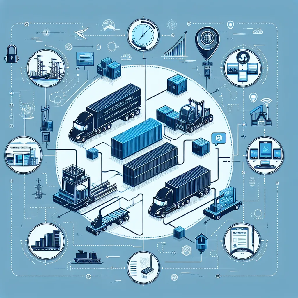 Diagram illustrating Supply Chain Integration and Logistics Optimization in the context of Logistics and Fleet Management