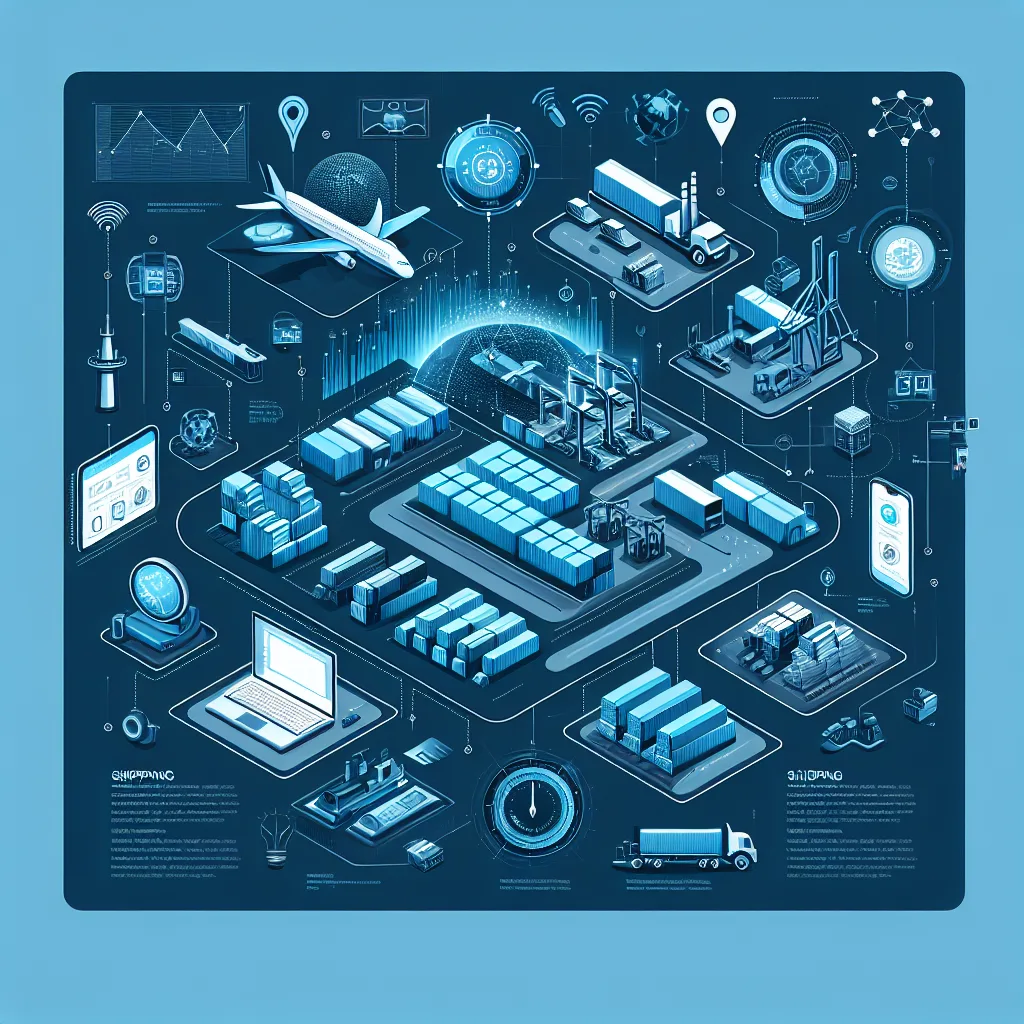 Diagram illustrating Real-Time Monitoring and Asset Management in the context of Logistics and Fleet Management