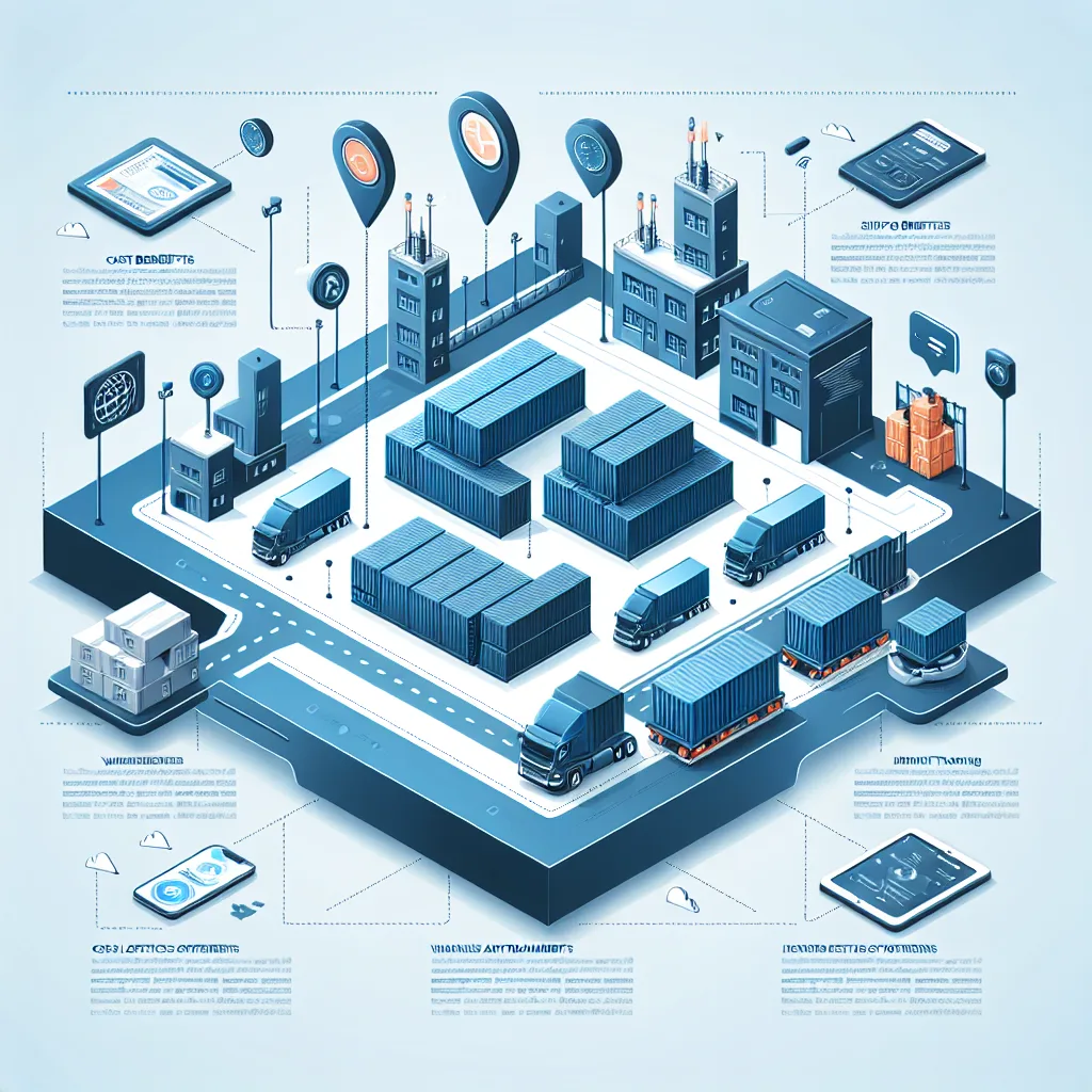 Diagram illustrating Cost Benefits and Logistics Improvements in the context of Logistics and Fleet Management