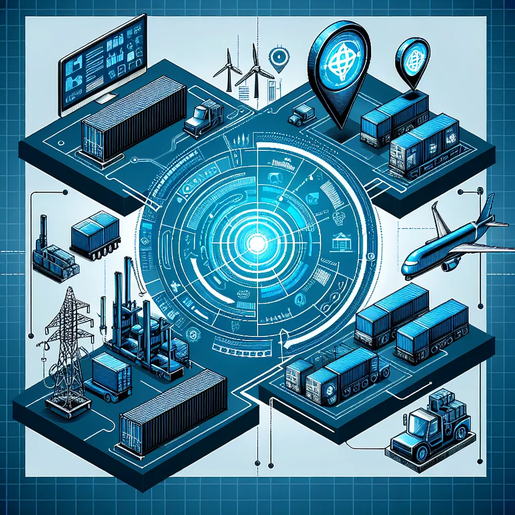 Diagram illustrating Supply Chain Optimization in the context of Logistics and Fleet Management