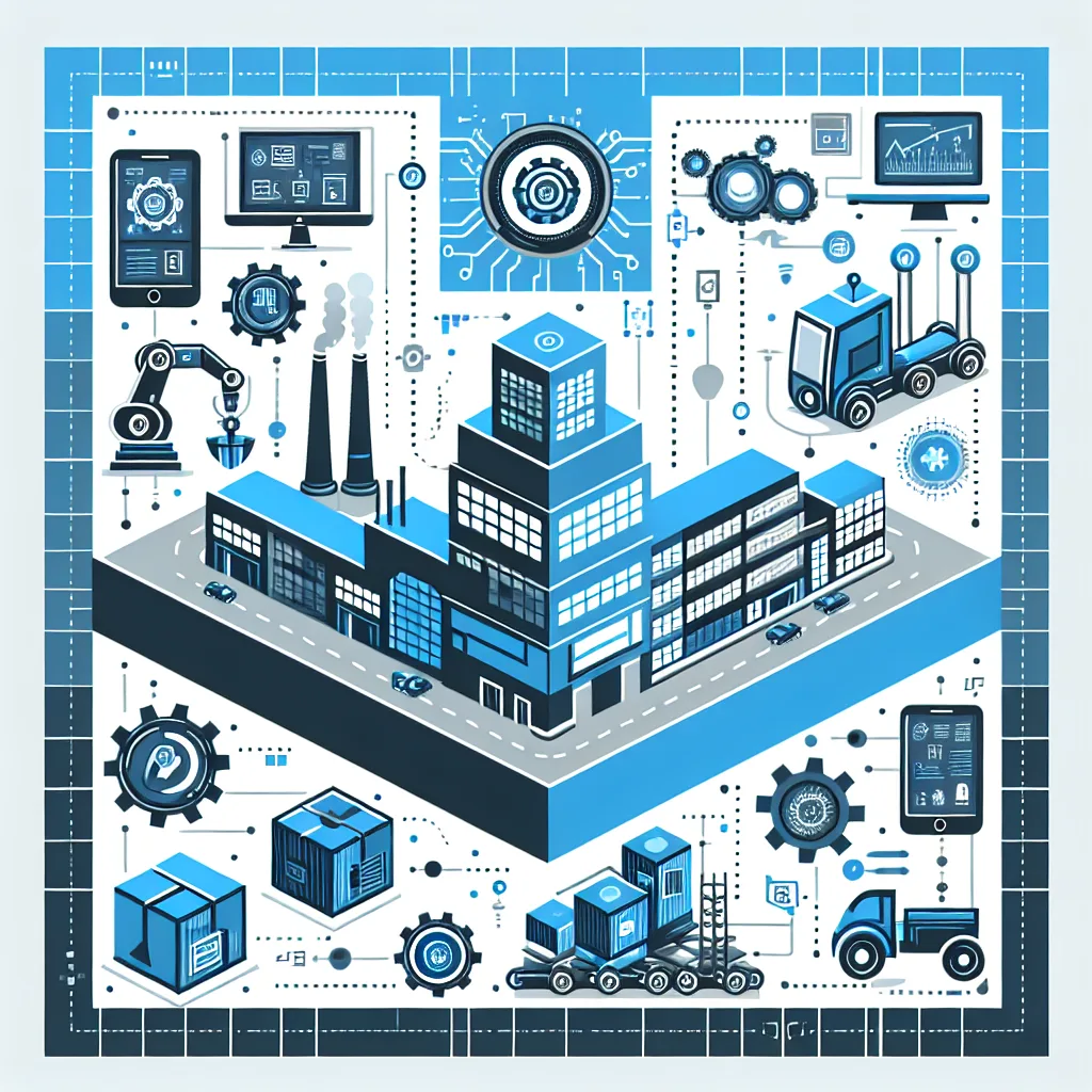 Diagram illustrating Complete Supply Chain Tracking and Monitoring in the context of Industry 4.0 and Manufacturing