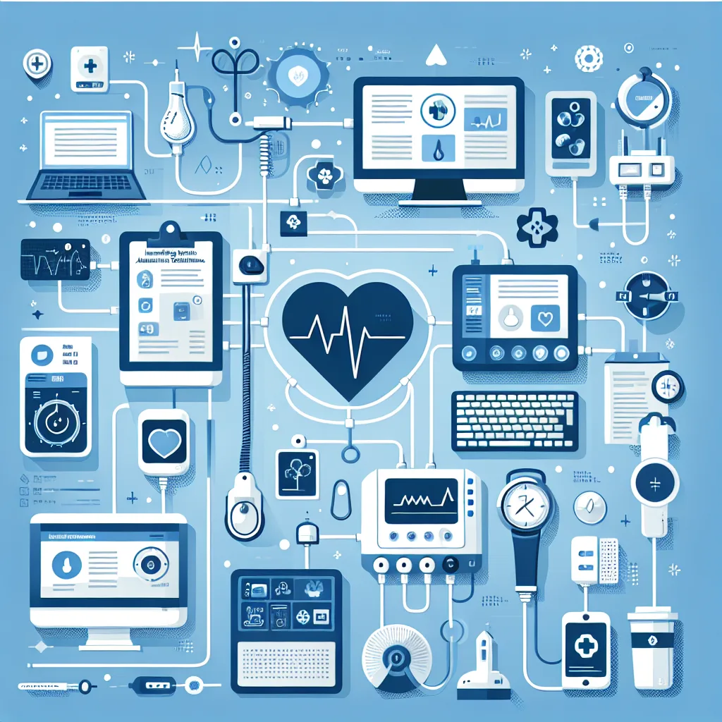 Diagram illustrating Implementing Automation Solutions in the context of Healthcare and Remote Monitoring