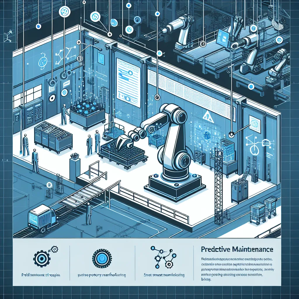 Diagram illustrating Predictive Maintenance Strategies in the context of Industry 4.0 and Manufacturing