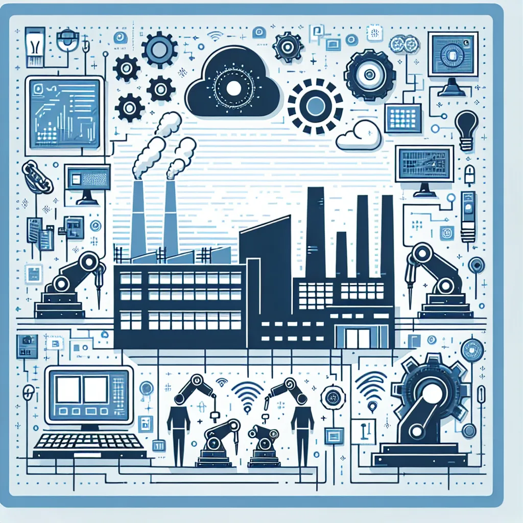 Diagram illustrating The Future of SCADA and IoT Convergence in the context of Industry 4.0 and Manufacturing